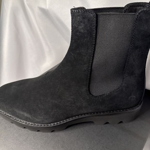 NIB Rag and Bone Bedford Chelsea Boot - Black Suede Size US11 EU44 #1140 - Picture 7 of 14